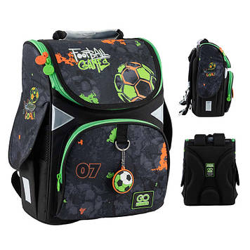 Рюкзак каркасний "GoPack" Education 5001S-4 Football Game 1від.,3карм. №GO24-5001S-5