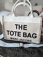 Сумка женская Марк Джейкобс мини молочный Marc Jacobs Tote Bag LUX качество