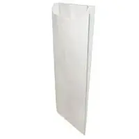 Бумажный крафт пакет Саше 140х280х50мм (белый), упаковка 1000 шт