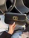 Жіноча сумка Крістіан Діор чорна Christian Dior Black, фото 10