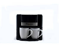 Кофеварка + 2 чашки Domotec MS 0708 500W, гейзерная кофеварка, кофемашина, капельная кофеварка High Quality
