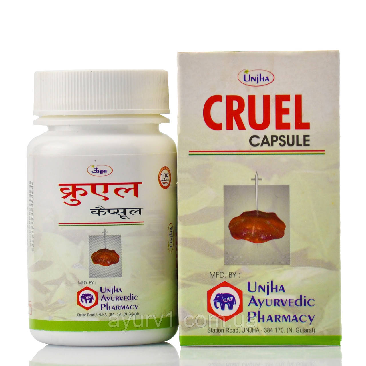 Круель Унджа Унха Cruel Unjha 15 kaps у разі онкології, туберкульозу, анемії