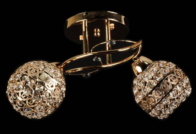 Люстра стельова на два плафони, фото 1