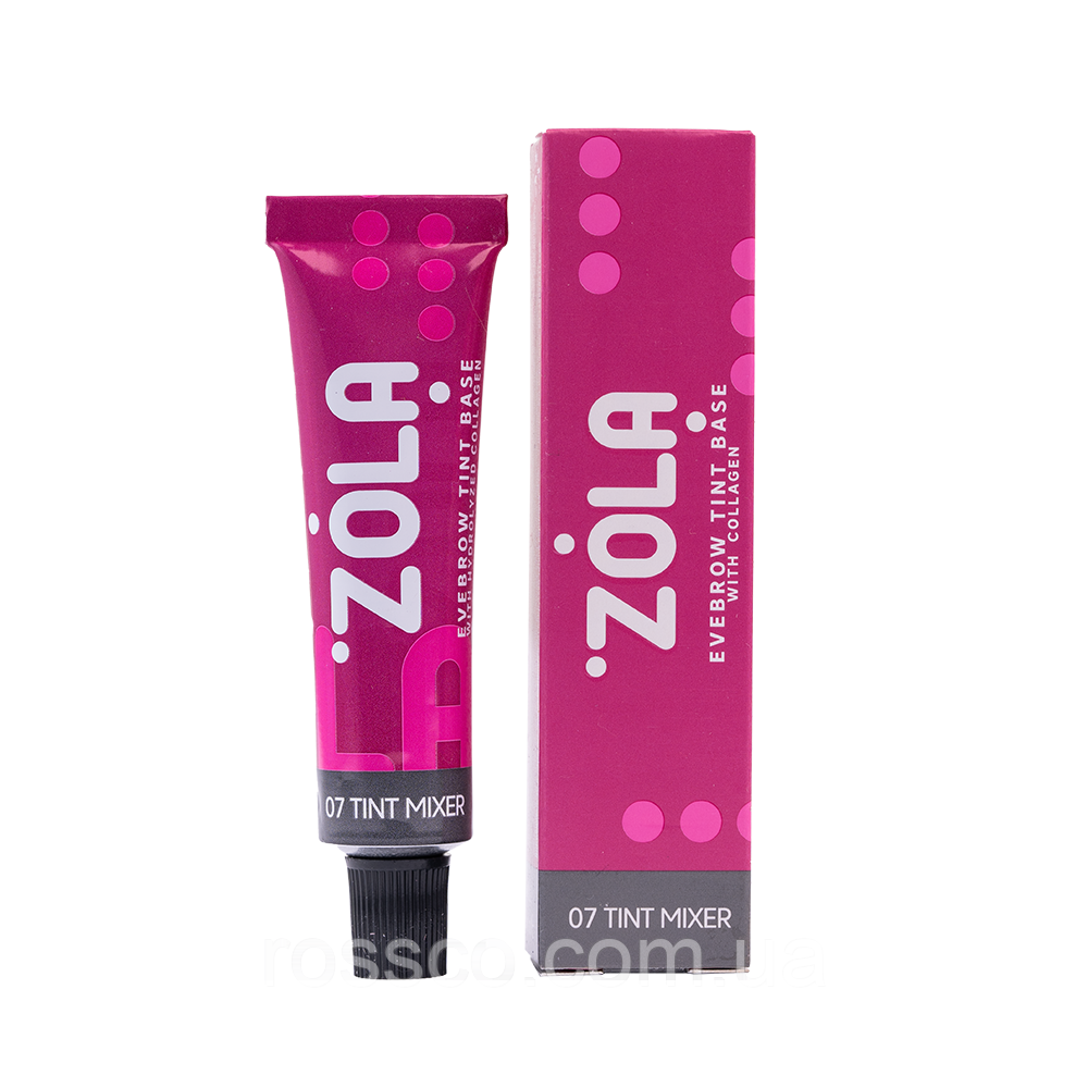 ZOLA Фарба для брів База Eyebrow Tint Base With Collagen 07 Tint Mixer 15ml.