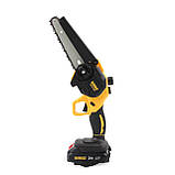 Акумуляторна ланцюгова пила DeWalt DCM160N, 24V 5.0Ah, АКБ пила, пила Деволт, потужна, для дому, фото 3