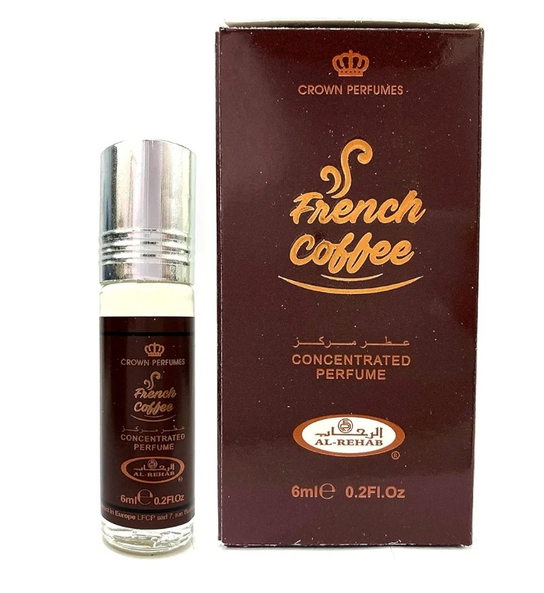 Масляні парфуми French Coffee 6 ml EDP by Al Rehab, фото 1