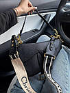 Жіноча сумка Крістіан Діор чорна Christian Dior Black, фото 6