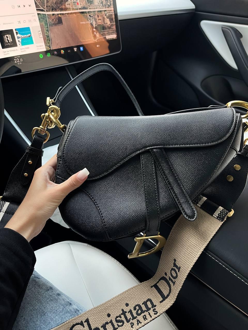 Жіноча сумка Крістіан Діор чорна Christian Dior Black, фото 1