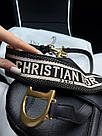 Жіноча сумка Крістіан Діор чорна Christian Dior Black, фото 7