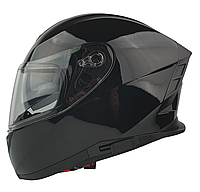 Мотошлем интеграл MX-820 черный + поляризованные очки M