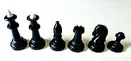 Шахові фігури пластикові класичні (Україна), висота пішаки 4 см., короля 8 см., фото 4