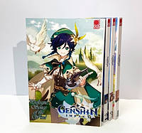 Rise manga Комплект маньхуа «Genshin Impact» с 1 по 4 том
