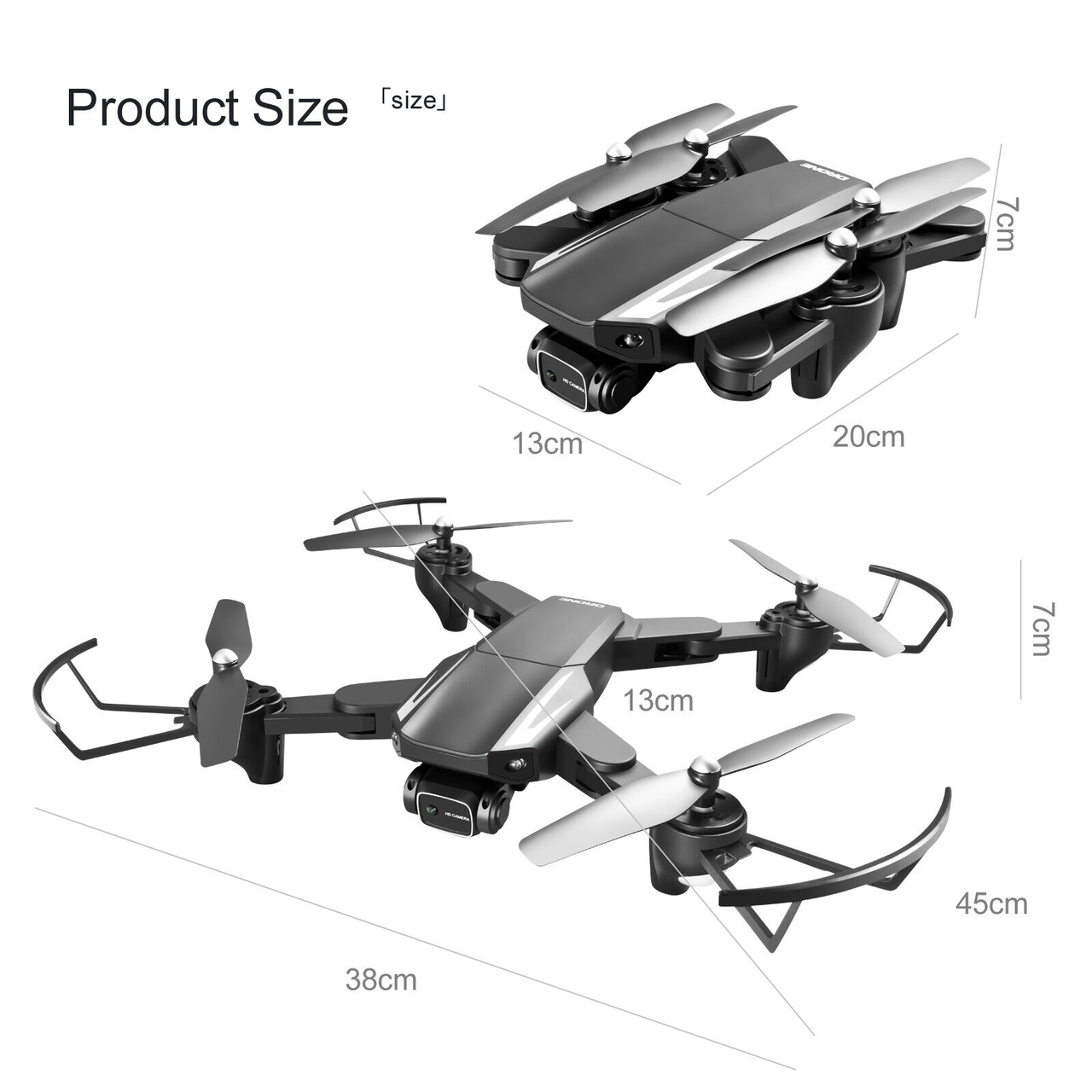 Квадрокоптер с камерой RC Drone YLR/C S93 - дрон БК моторы 4K 5G, до 40 мин. полета + кейс + 1 аккумулятор - фото 2 - id-p2182947487