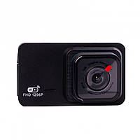 Видеорегистратор автомобильный Y11-AHD 2 камеры ночной режим G-cенсор, черный