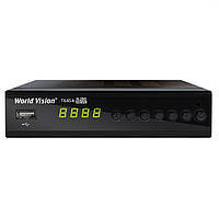 Ресивер World Vision T645A FM H.265 Цифровой эфирный C/T2 тюнер