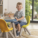Дитячий стільчик Smoby Toys зі спинкою Блакитно-сірий (880116), фото 8