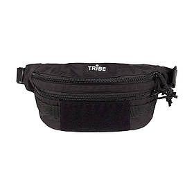 Поясна сумка Tribe Organiser Bag Velcro 3L чорна Cordura 500D PU, Molle, органайзер, Україна