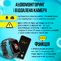 Смарт годинник дитячий A1 з відеодзвінком, HD-камерою та GPS, 2 змінних корпуса в комплекті Рожевий (KW2-A1-Pink), фото 6