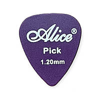 Медиатор для гитары 1.20 мм фиолетовый Alice