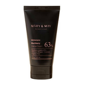 Антивіковий зволожуючий крем для обличчя з ідебеноном Mary&May Idebenone Blackberry Intense Cream 100 мл