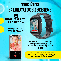 Смарт годинник дитячий A1 з відеодзвінком, HD-камерою та GPS, 2 змінних корпуса в комплекті Рожевий (KW2-A1-Pink), фото 5