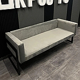 Диван ЛОФТ Престон + м'які, водонепроникні, комфортні, зі знімними чохлами подушки для офісу, дому, дачі, фото 6
