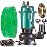 ФЕКАЛЬНЫЙ НАСОС AQUATIC ALX12-1.3 с измельчителем (без поплавка) + шланг 50м, фото 2