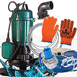 ФЕКАЛЬНЫЙ НАСОС AQUATIC ASX15-2.6 с ножом + шланг 50м, фото 2