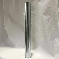 Труба для димоходу оцинкована (d 110, 1 метр) v804