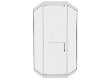 Душова кабіна Asignatura Tinto 49022709 100x100 см проф. сатин, скло прозор, фото 3