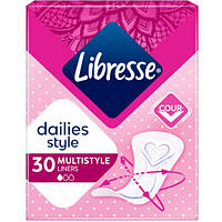 Ежедневные прокладки Libresse Dailies style Multistyle Liners (1капдя), 30 шт