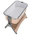 Дитяча приставна колиска-ліжечко з функцією гойдання CARRELLO Aria CRL-15501 Sand Beige біжева, фото 5