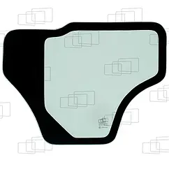 Скло дверей нижнє Doosan DX235LCR-5  K1041505
