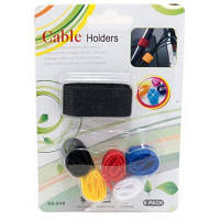 Держатель для кабеля Extradigital Cable Holders CC-918 Color Set * 6 KBC1728 OIU