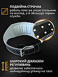 Атлетичні пояси FGT, Пояс атлетичний широкий, Пояс для пауерліфтингу, Пояс штангіста Чорний (F15024), фото 5