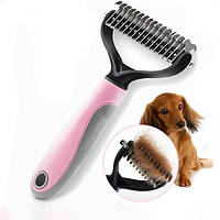 Щетка для вычесывания котов и собак колтунорез Pet Grooming Tool at