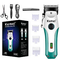 Аккумуляторная машинка для стрижки волос Kemei KM-2621 at