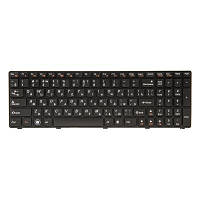 Клавиатура ноутбука PowerPlant Lenovo G580, N580 черный, черный фрейм  KB311071  OIU