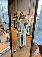 Жіноче стильне плаття максі-тканина: софт Мод. 0704