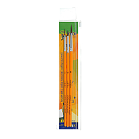 Набор кистей School для школьника: кисть пони круглая 3 4 5 В пенале 3 шт KIDS Line