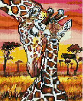 Алмазна мозаїка, Маленький жираф (EJ459) 30 х 40 см (На підрамнику), НікіТошка