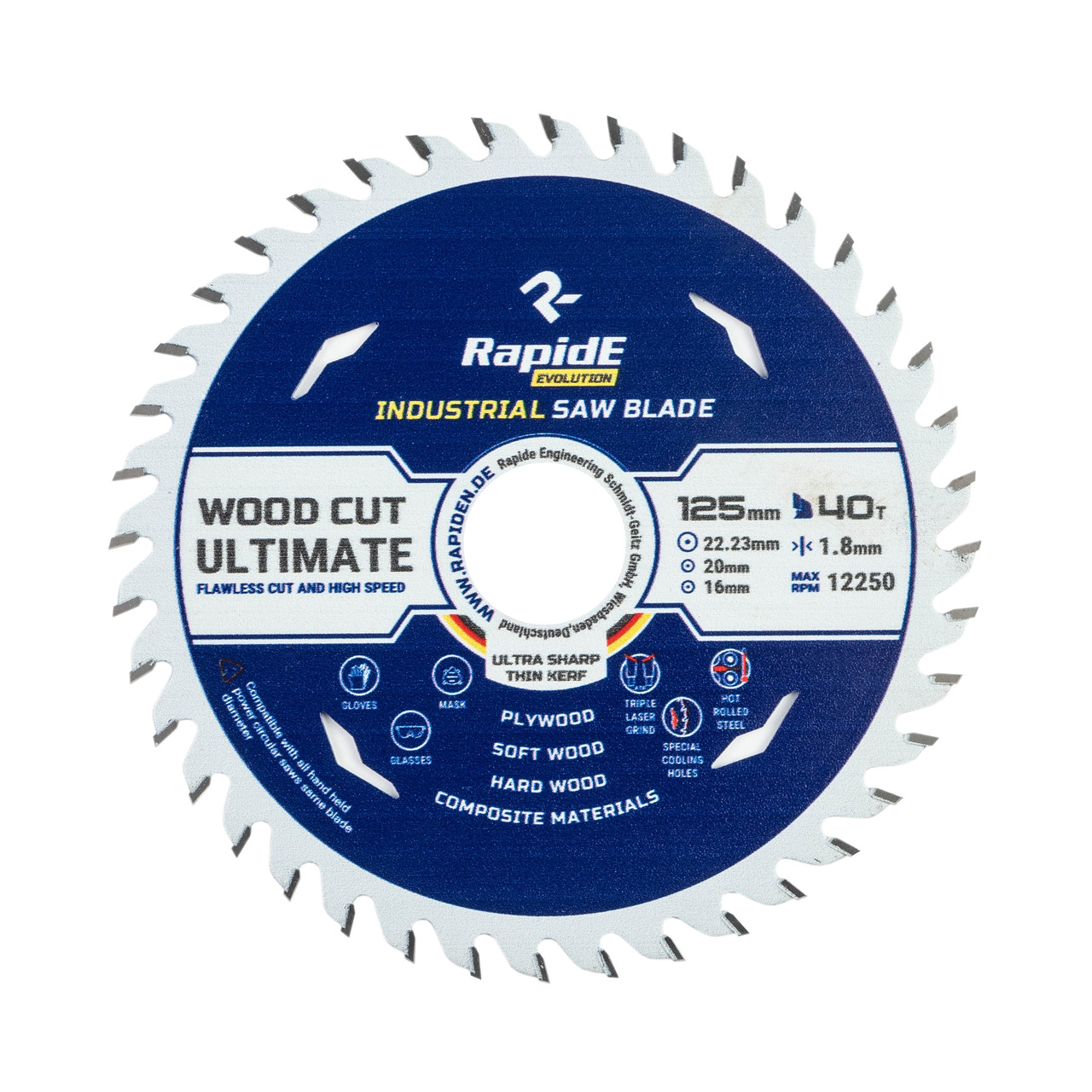 Пиляльний диск Rapide 190*30*54T LAMINATE, фото 1