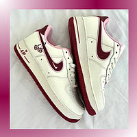 Nike air force cherry Low x valentine's day кросівки для дівчаток Жіночі кросі якості вогонь серця