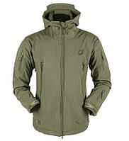 Тактическая куртка Eagle Soft Shell JA-01 с флисом Green Olive at