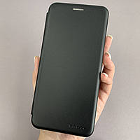 Чехол-книга для Samsung Galaxy A02s книжка с подставкой на телефон самсунг а02с черная stn