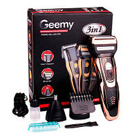Бритва, тример, машинка для стрижки волосся голови, вусів і бороди Geemy GM-595 (електробритва) 3 Вт KA