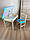 Столик із ящиком  і стілець дитячі  левеня. Для гри, навчання, малювання., фото 7
