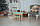 Столик із шухлядою і стіл дитячий зелений левеня. Для  гри,навчання, малювання., фото 7