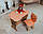 Стол-парта з кришкою хмарко та стільчик фігурний дитячийДля гри, навчання, малювання., фото 2