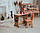 Стол-парта з кришкою хмарко та стільчик фігурний дитячийДля гри, навчання, малювання., фото 5